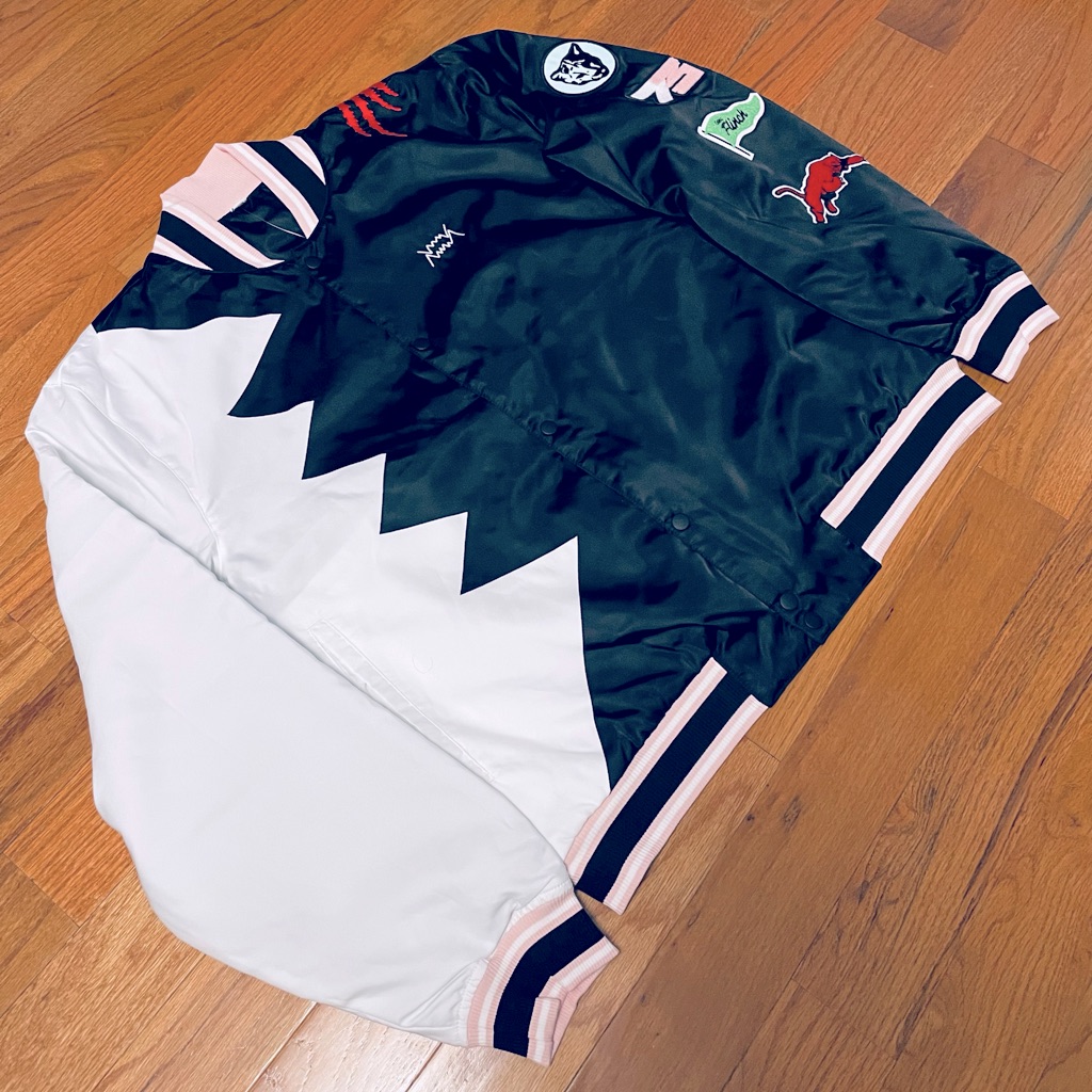 Puma Official Visit Jacket Varsity Basketball Lamelo Ball Chenille Size Large